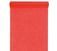 Artificielles Table Runner Plain Red Non-Woven Fabric 30 cm x 10 m Choose Your Colour Red Table Runner