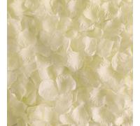 ARTIFIPLANT Separated 1000 PCS Artificial Ivory Rose Petals,Ivory Silk Petals for Romantic Night for him for her Set,Faux Ivory Flower Girl Petals for Weddings,Party,Romantic Decoration