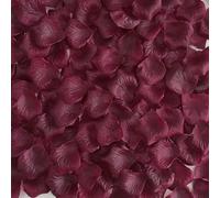 ARTIFIPLANT Separated 1500 PCS Artificial Burgundy Rose Petals for Romantic Night,Faux Wine Red Flower Petals for Flower Girl Weddings Valentine Day Party Romantic Decoration(Ready-to-use)