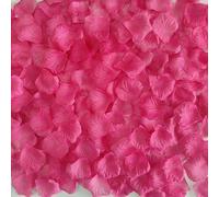 ARTIFIPLANT Separated 1500 PCS Artificial Pink Rose Petals for Romantic Night,Faux Hot Pink Flower Petals for Flower Girl Weddings Valentine Day Party Romantic Decoration(Ready-to-use)