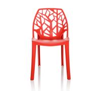 ARTIFO TRI - Outdoor chair Red