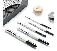 ARTIFY Drybrush Set Dry Brushes: Professional-Grade Dry Brush for Effortless Miniature & Model Painting - 5 Sizes Hobby Detail Paint Brushes for Tabletop & Wargames Miniatures