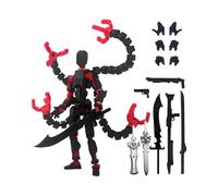 Artikulierbare Schreibtisch-Figur - 3D-Druck Roboter-Modell | Hochgradig Bewegliches Multi-Gelenk-Sammlerstück, Kreatives Fidget-Toy Für Stressabbau, Perfektes Geschenk Für Fans & Kinder