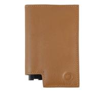 ARTILEA Genuine Leather RFID Protected 9 Slots Credit Debit Business Card Holder Wallet for Men Women, Tan, Modern