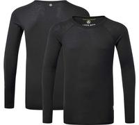 Artilect Men's Boulder 125 Long Sleeve Baselayer Crew {ART-2211120} - Black - Medium