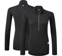 Artilect Women's Boulder 125 Long Sleeve Half Zip Base Layer {ART-2212103} - Black - Small