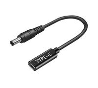 Artilits 3.5x1.35 mm USB C Type C Male to Female, 5V 12V 20V USB C DC Adapter 3.5 x 1.35mm Made for Security Cameras, LED Lighting, USB Lights, USB Fans, Table Lamp, Bluetooth Audio