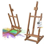 Artina Foldable Tabletop Wooden Easel Stand for Painting 100% Beechwood