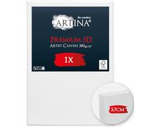 Artina FSC® Blank Canvas for Painting Pre-Stretched Triple Primed Cotton
