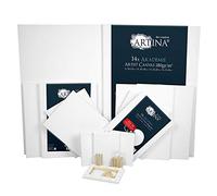 Artina FSC® Canvas Set 14pcs Blank Canvases for Acrylic Watercolour Oil