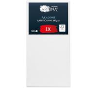 Artina FSC® Paint Canvas Set for Acrylic Watercolour & Oil Painting Large | 50x100cm 100% cotton stretcher frame blank large canvases for art artist panel Akademie