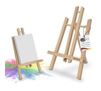 Artina Table Top Wooden Easel Manchester - Art Canvas Stand Holder 100% Pinewood - Foldable Small A4 Desk Art Artist Easel for Table & Desk Drawing Holder