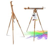 Artina Universal Tripod Wooden Easel Stand for Painting Canvases Angle | 90° various techniques portable field art artist display sketching drawing adjustable beech wood Porto