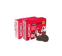 Artinci Double Dark Chocolate Keto Cookies, Sugar-Free Biscuit, Diet Snacks for Healthy Living Low Carb Ingredients (185 gm) (Pack of 2)