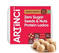 Artinci High Protein Ladoos | Enriched with Seeds, Nut flour & Wheat Protein | & Keto-Friendly Laddu | Healthy & Nutritious Snacks | Sugar Free | Protein Rich Balls | Vegan | Low Carbs | 200g