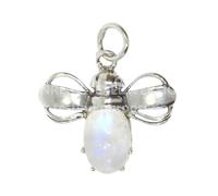 Artipol European production pendant in French style. Silver with natural stone - model P3805, Domyślny, Silver Stone, Pierre de lune