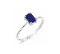 Artipol Ring European product French style. Rhodium silver - natural stone - model M66, 51, Natural stone Rhodium silver Natural stone, Sapphire