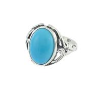Artipol Ring European product French style. Srebro - natural stone - model 4212, 50, Srebro Natural stone, Turquoise