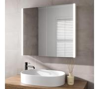 Artis® 800 x 700mm Bathroom Mirror Cabinet LED Lights Wall Mounted Shaver Demister Illuminated Mirrors for Bathrooms, Mains Powered, Motion Sensor