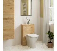 Artis Arles Oak Back to Wall Toilet Unit with Arles Toilet 800 x 500mm