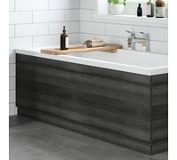 Artis Charcoal Grey Wood Bath Side Panel 1700mm