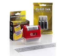 Artis Confidential Stamp & Refill Pack, Privacy ID Protection Self Inking Stop Identity Theft Erase-It Hide Ink Roller