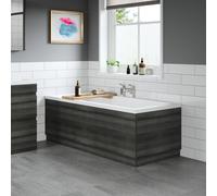 Artis Grey Wood Side & End Bath Panel Pack 1700/750mm