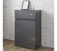 Artis Luna Grey Gloss Back to Wall Toilet Unit Only - 500mm