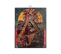 Artis Premium Replicas The Nativity 18th Century Greek Orthodox Byzantine Icon (14 x 18 cm)