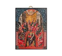 Artis Premium Replicas The Pentecost 18th Century Greek Orthodox Byzantine Icon (14 x 18 cm)