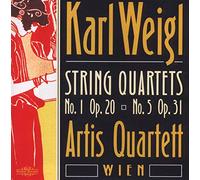 Artis Quartett-Wien - Jay Weigel: String Quartets No. 1 Op. 20 , No. 5 Op. 31