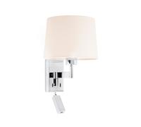 ARTIS Wall Lamp Chrome/ Beige