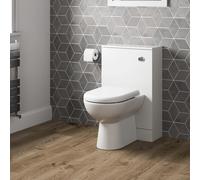 Artis White Back To Wall Toilet Unit & D Shape Saturn Toilet 500mm