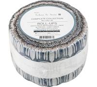 Artisan Batiks Echoes in Stone Roll Up 40 2.5-inch Strips Jelly Roll Robert Kaufman RU-1357-40