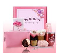 Artisan Birthday Spa Hamper for Her | Luxury Self Care Gift Box | Handcrafted Pamper Package for Mum, Sister, Bestie | Unique Botanical Bath Set (30TH)