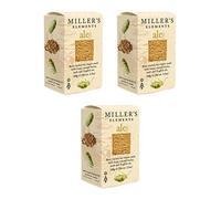 Artisan Biscuits - Miller's Elements, Ale Crackers 100g (Pack of 3)