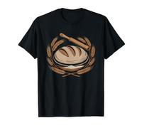 Artisan Bread Baker Banneton Proofing Basket Rye Sourdough T-Shirt