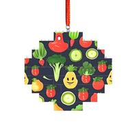 Artisan Brick Puzzle Building Block DIY Ornament Decor 3D Jigsaw Thoughtful Gift Cartoon Vegetable Fruit Print
