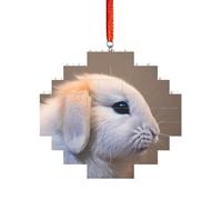 Artisan Brick Puzzle Building Block DIY Ornament Decor 3D Jigsaw Thoughtful Gift cry Rabbit Print