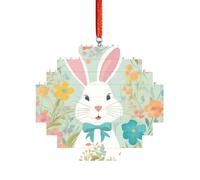 Artisan Brick Puzzle Building Block DIY Ornament Decor 3D Jigsaw Thoughtful Gift Easter Bunny Floral Print