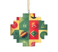 Artisan Brick Puzzle Building Block DIY Ornament Decor 3D Jigsaw Thoughtful Gift School Math Symbols Print