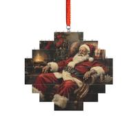 Artisan Brick Puzzle Building Block DIY Ornament Decor 3D Jigsaw Thoughtful Gift Xmas Print