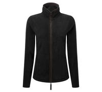 Artisan Contrast Trim Fleece Jacket Premier Jet Black XS