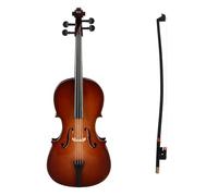 Artisan-Crafted Small Cello Wood Ornament, Intricate Design with Display Stand, for Tabletop Showcases & Music Lover Gifts Elegant Cello Room Decor