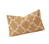 Artisan Crochet Linen Blend Pillow Case Cotton Pillowcase Featuring Motif Modern Farmhouse Sofa Styling