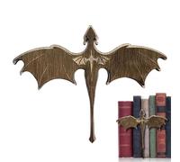 Artisan Dragon Nook Decor - Desk Flying Dragon Bookmarks, Creative Crafts Bookmarks | Bookshelves Decoration Best Present for Readers and Book Lovers, Captivating Nook 3.94x2.48 Inches