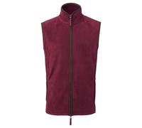 Artisan Fleece Gilet Premier Burgundy XL