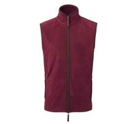 Artisan Fleece Gilet Premier Burgundy XXL