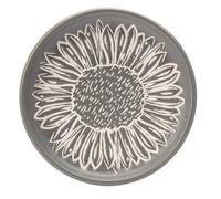Artisan Flower Teabag Tidy Assorted Colours - Yellow/grey