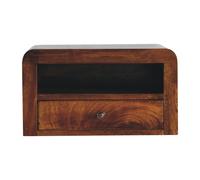 Artisan Furniture Chunky Chestnut 1 Drawer Wall Mounted Nightstand